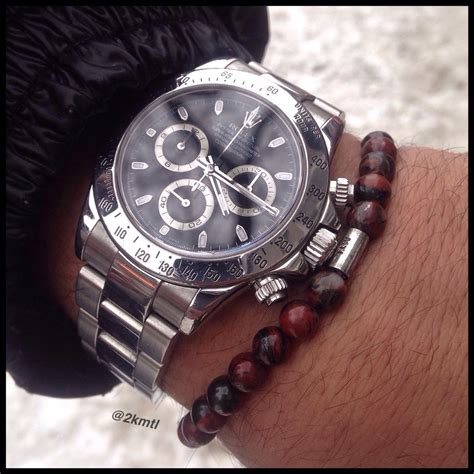 mens rolex.with bead braceleta|rolex leather bracelet.